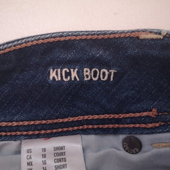 American Eagle Outfitters Ladies Super Stretch Blue Jeans - Picture 4 of 12